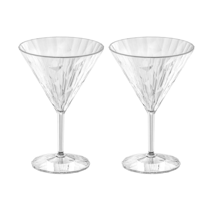 Club No. 12 martini glass plastic 25 cl, συσκευασία 2 τεμαχίων - Crystal clear - Koziol