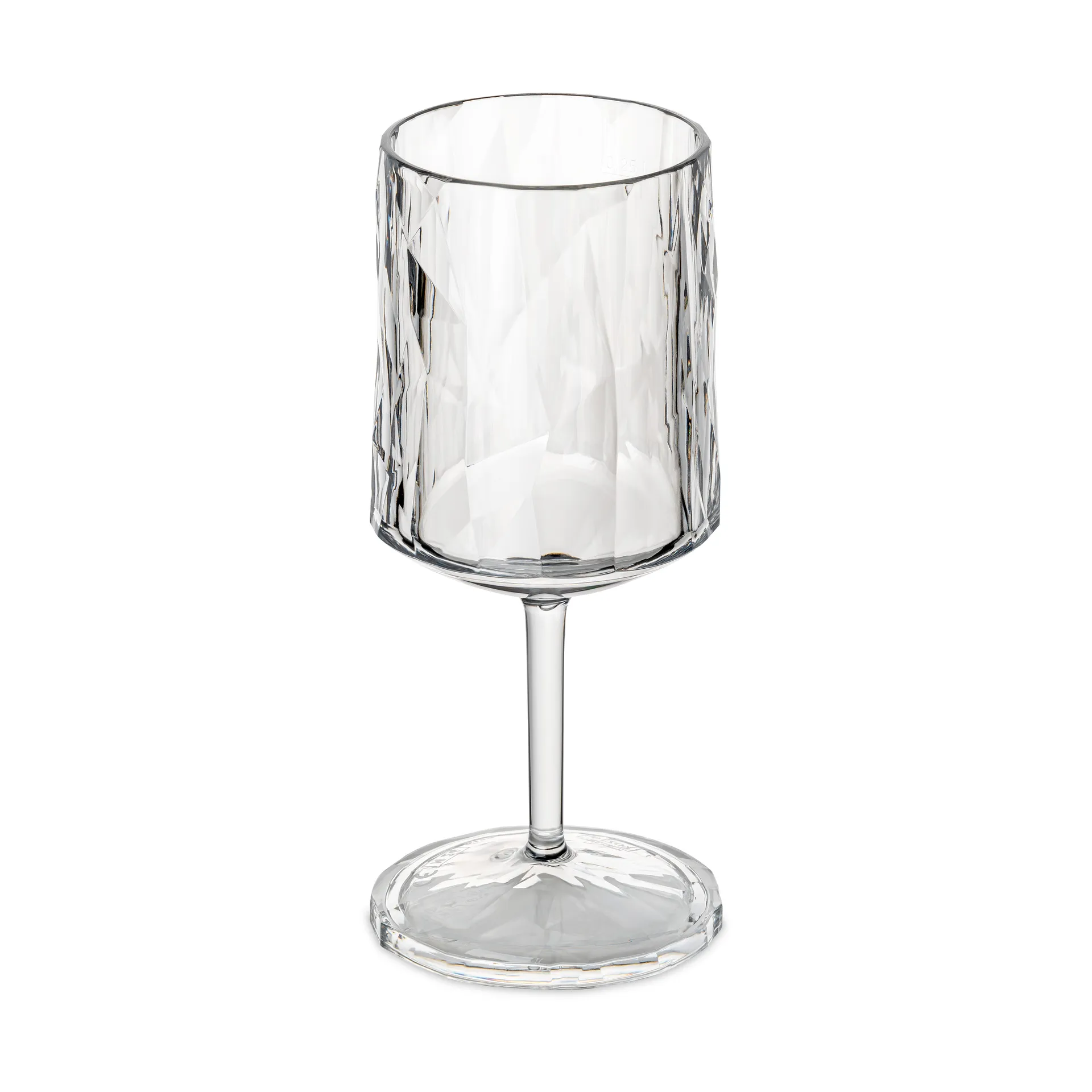 Club No. 21 ποτήρια κρασιού πλαστικά 25 cl 2-συσκευασία, Κρυστάλλινο Koziol