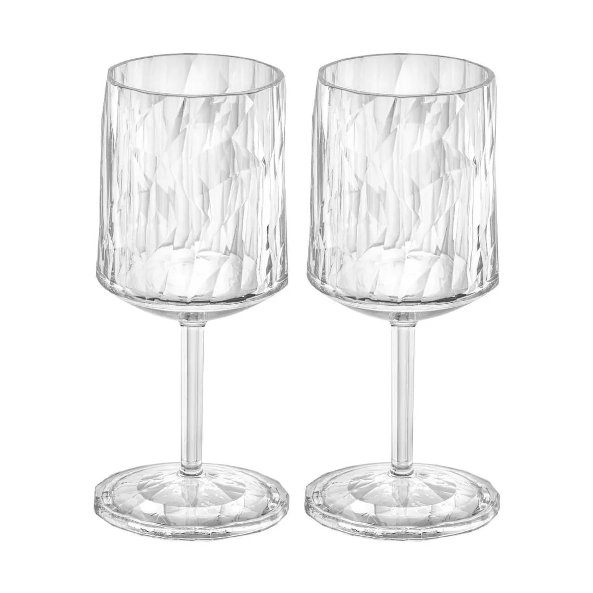 Club No. 9 wine glass plastic 200 ml, συσκευασία 2 τεμαχίων, Crystal clear Koziol