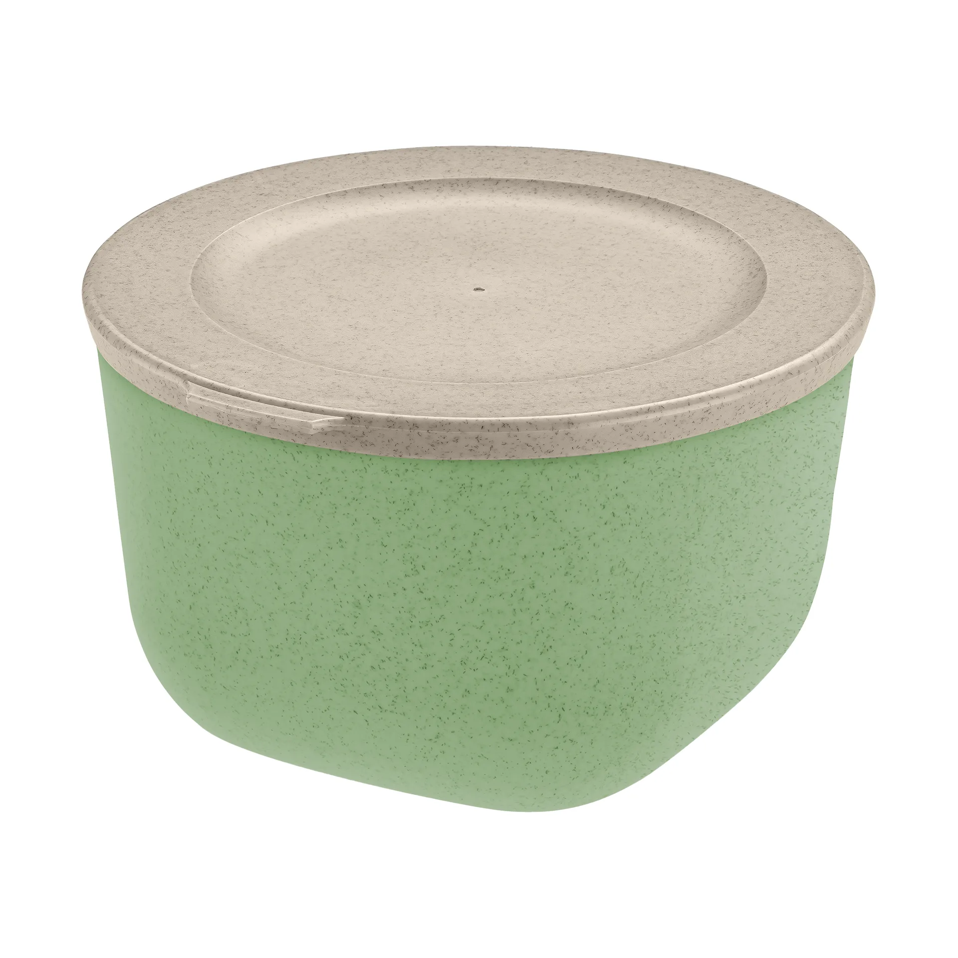 Connect μπολ με καπάκι 1 L biocirk θερμοπλαστικό, Nature leaf green Koziol