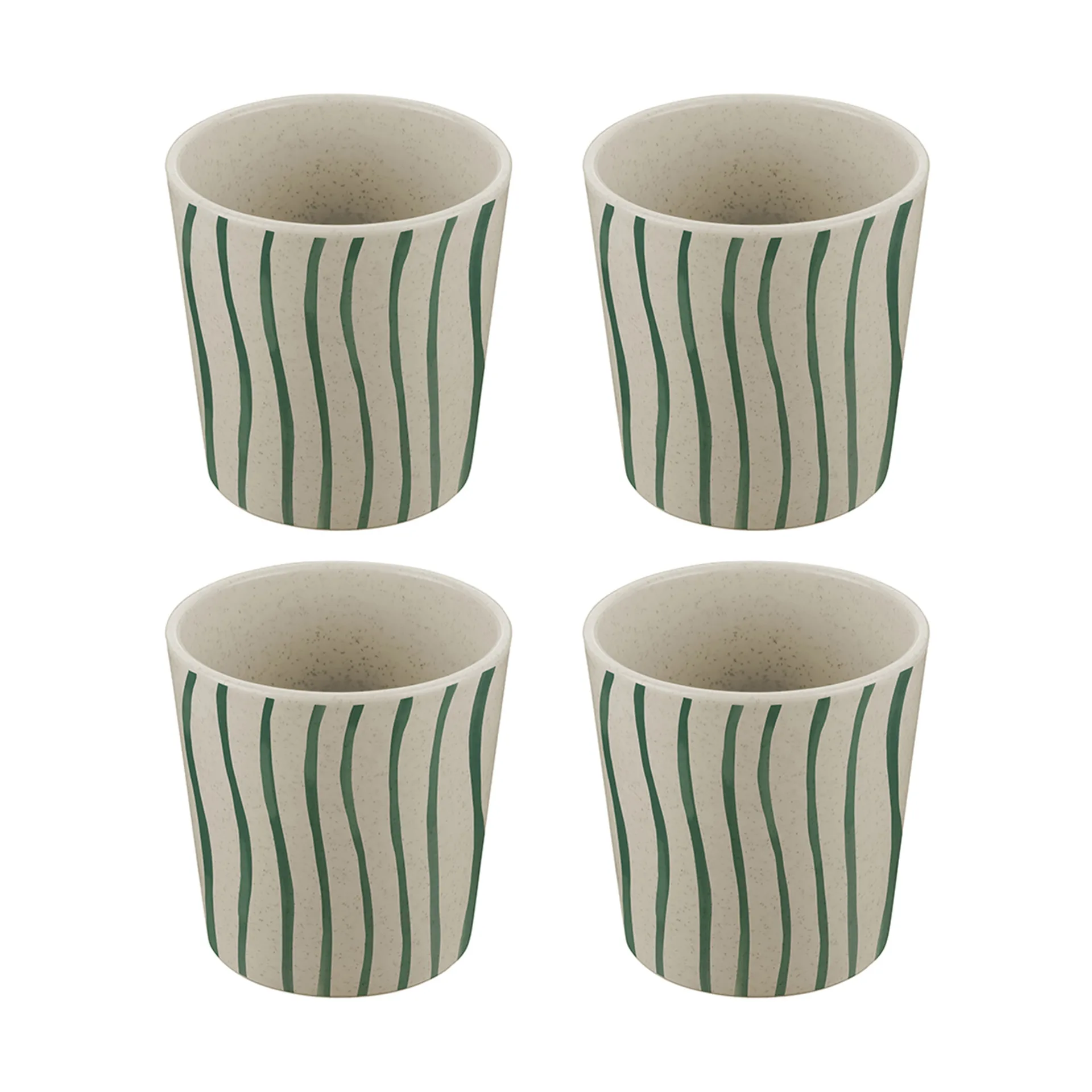 Connect cup S 19 cl συσκευασία 4 τεμαχίων, Monstera stripes Koziol