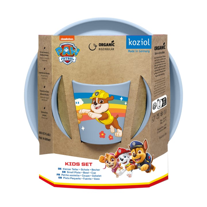 Connect Paw Patrol σετ παιδικών σκευών 3 τεμαχίων - Μπλε - Koziol
