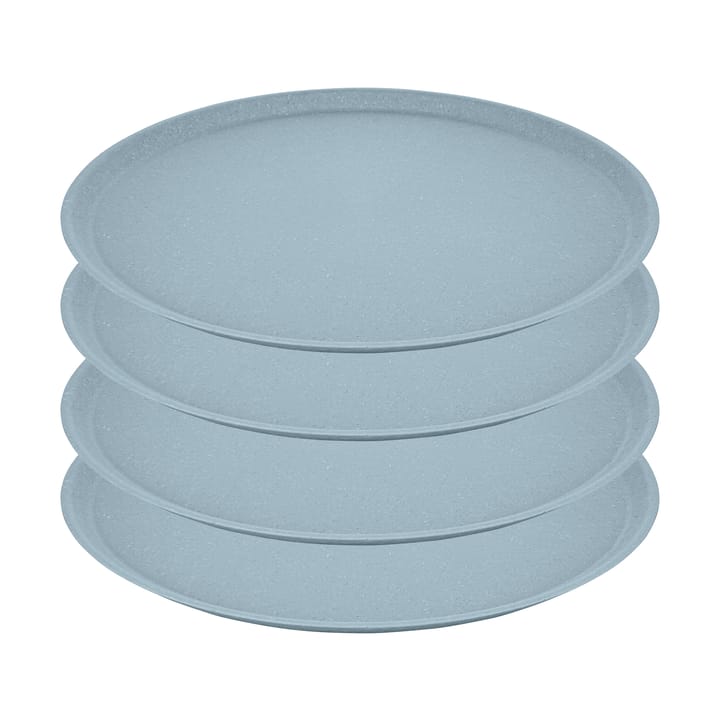 Connect plate Ø25,5 εκ, συσκευασία 4 τεμαχίων - Natural flower blue - Koziol