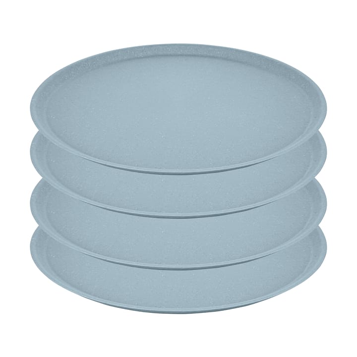 Connect plate Ø25,5 εκ, συσκευασία 4 τεμαχίων - Natural flower blue - Koziol