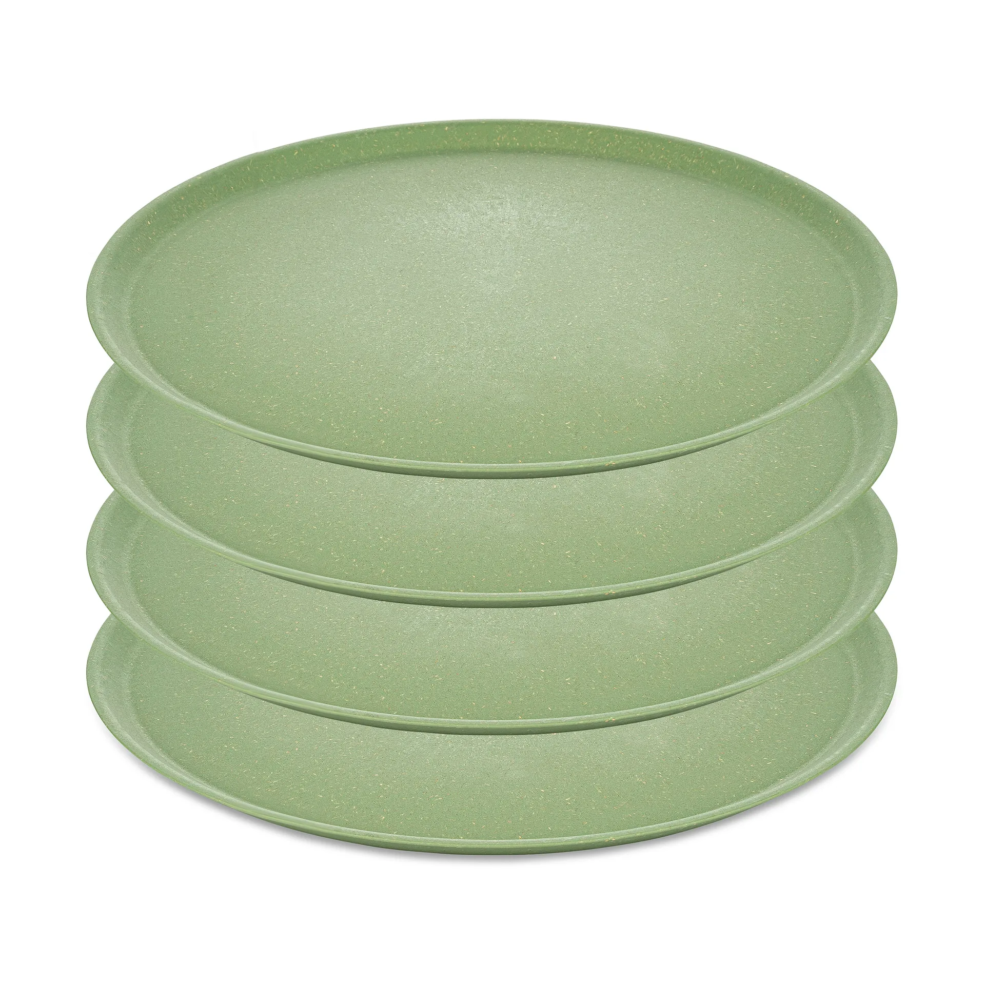 Connect plate Ø25,5 εκ, συσκευασία 4 τεμαχίων, Natural leaf green Koziol