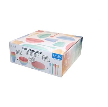 Σετ σερβιρίσματος Nora Macarons 16 κομμάτια. - Multi - Koziol