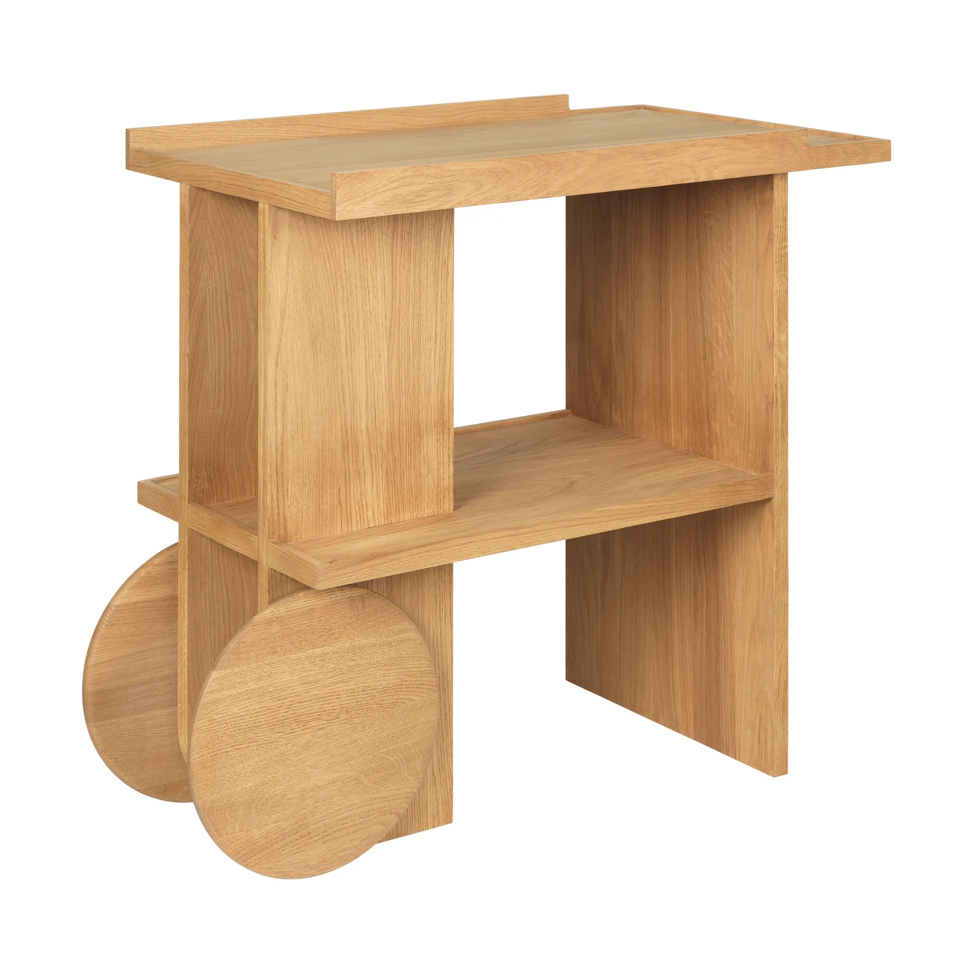 Axis βοηθητικό τραπέζι 42x80 cm, Ζεστό λουστραρισμένο δρυς Kristina Dam Studio