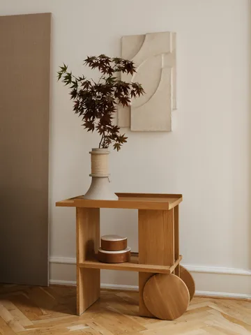 Axis βοηθητικό τραπέζι 42x80 cm - Ζεστό λουστραρισμένο δρυς - Kristina Dam Studio