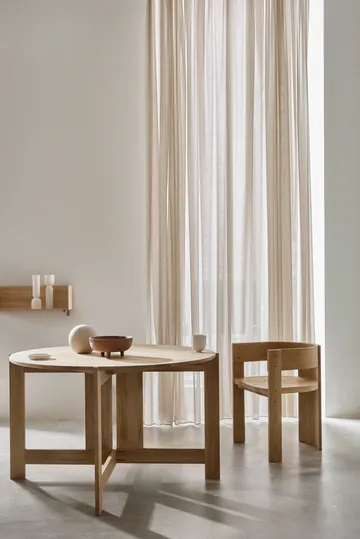 Collector καρέκλα - Ζεστό λουστραρισμένο δρυς-καρυδιά - Kristina Dam Studio