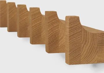 Column κρεμάστρα 49 cm - Ζεστό λαδιωμένος δρυς - Kristina Dam Studio