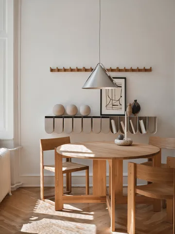 Column κρεμάστρα 49 cm - Ζεστό λαδιωμένος δρυς - Kristina Dam Studio