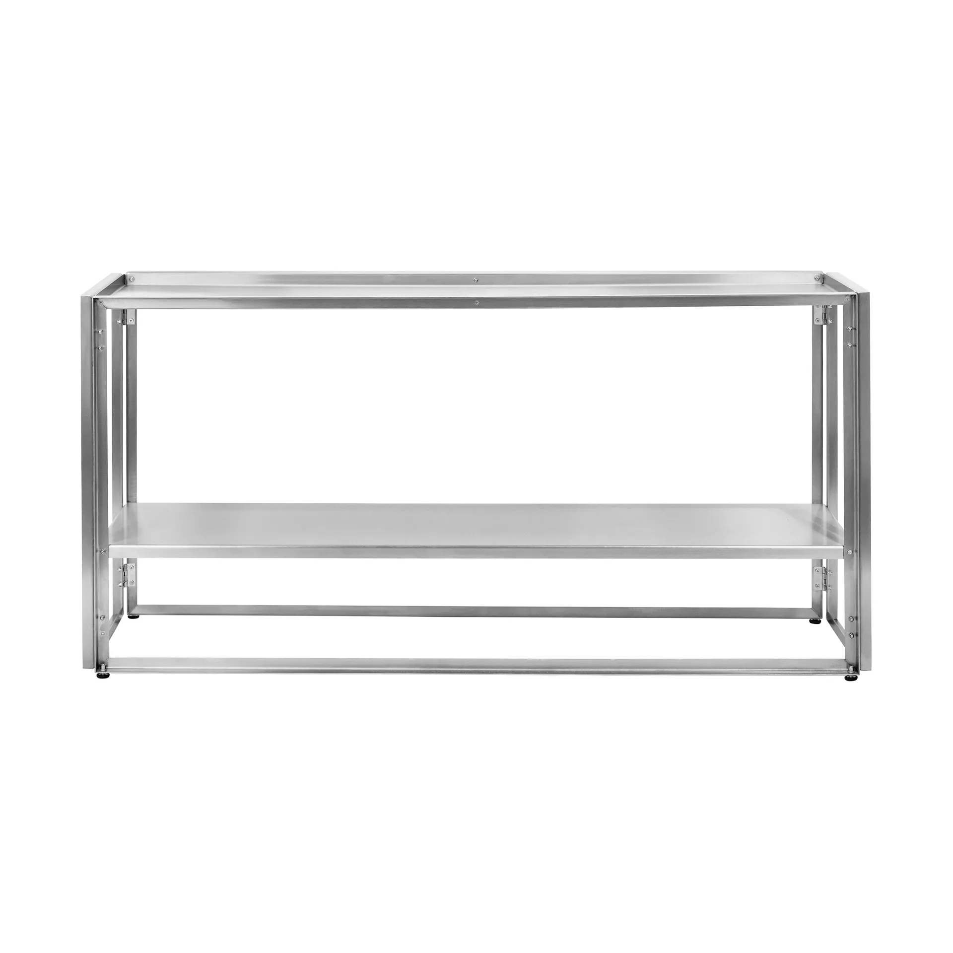 Foldable κονσόλα 124x60 εκ., Βούρτσιστο ανοξείδωτο ατσάλι Kristina Dam Studio