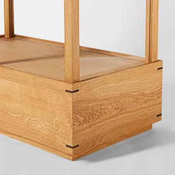 Japanese βιτρίνα large - Ζεστό λαδιωμένος δρυς - Kristina Dam Studio