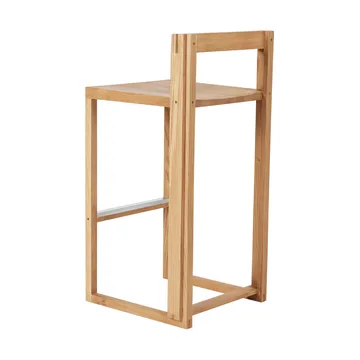 Outline σκαμπό μπαρ 75 cm - Ζεστό λουστραρισμένο δρυς-βούρτσιστο ατσάλι - Kristina Dam Studio