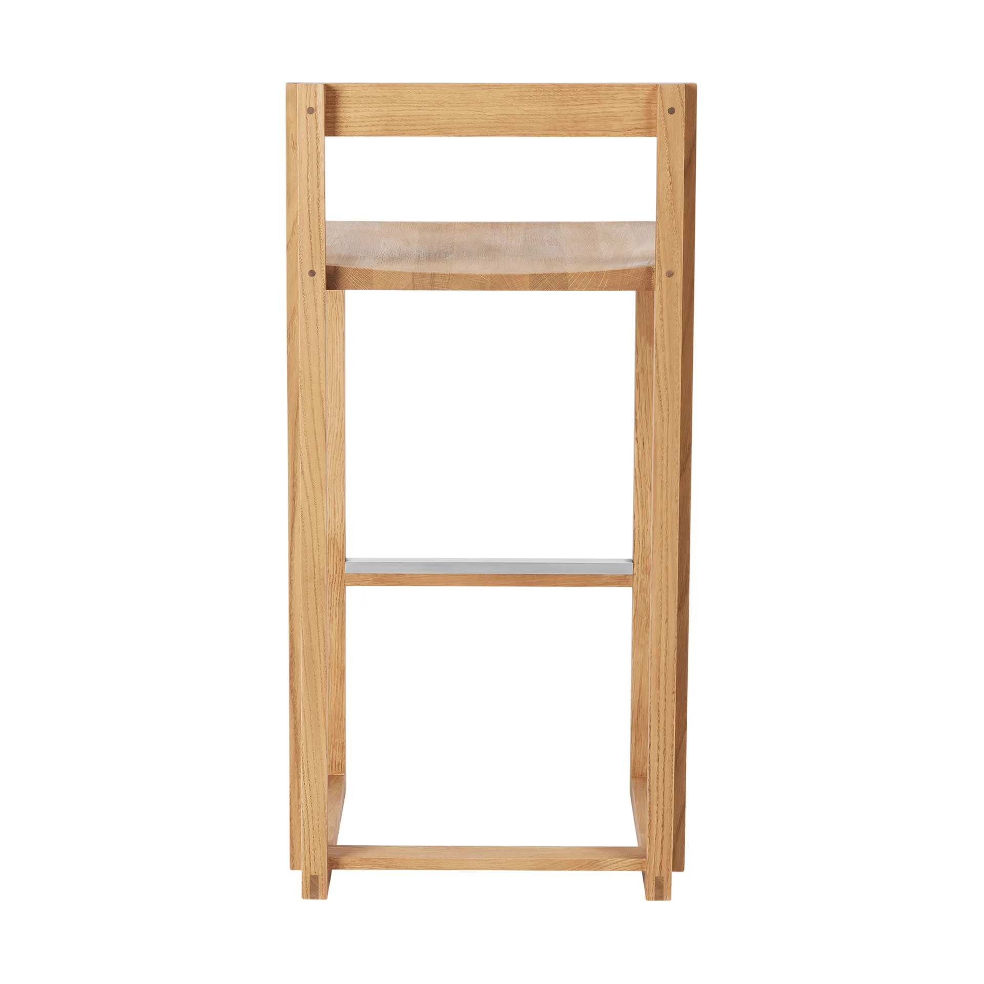 Outline σκαμπό μπαρ 75 cm, Ζεστό λουστραρισμένο δρυς-βούρτσιστο ατσάλι Kristina Dam Studio