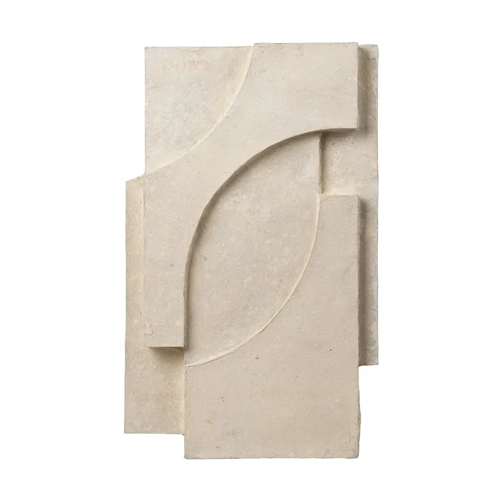 Serif Relief διακόσμηση τοίχου M - Off white - Kristina Dam Studio