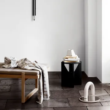 Stool στρογγυλό σκαμπό - Δρυς, Ø36x42 cm - Kristina Dam Studio