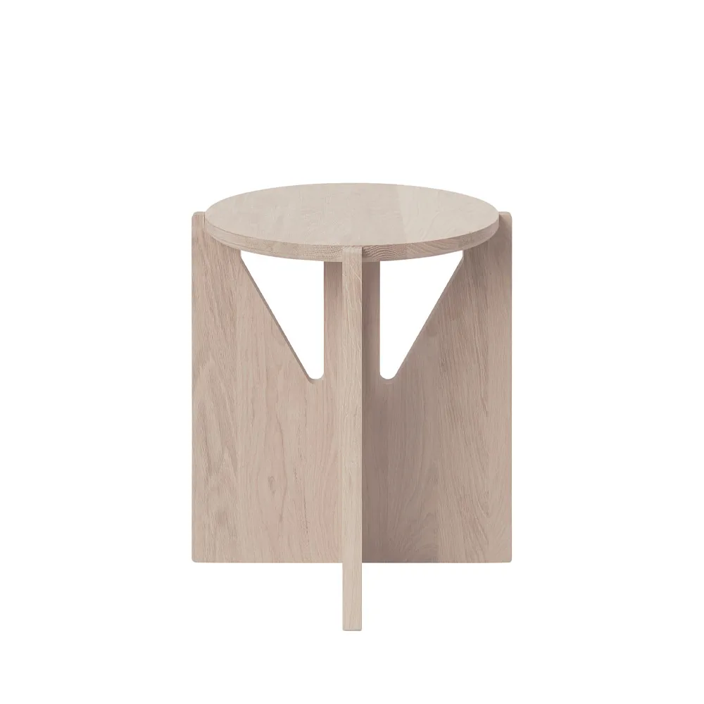 Stool στρογγυλό σκαμπό, Δρυς, Ø36x42 cm Kristina Dam Studio