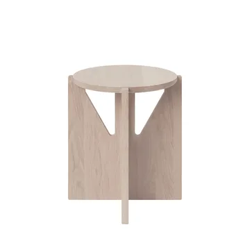 Stool στρογγυλό σκαμπό - Δρυς, Ø36x42 cm - Kristina Dam Studio