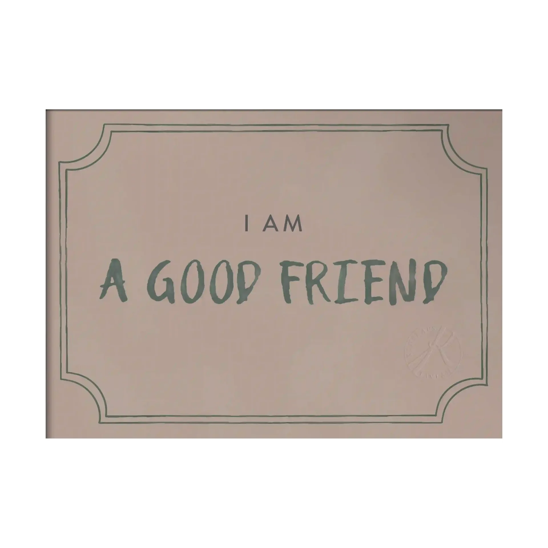 Good friend diploma αφίσα 21x30 εκ., Dusty rose Kunskapstavlan®