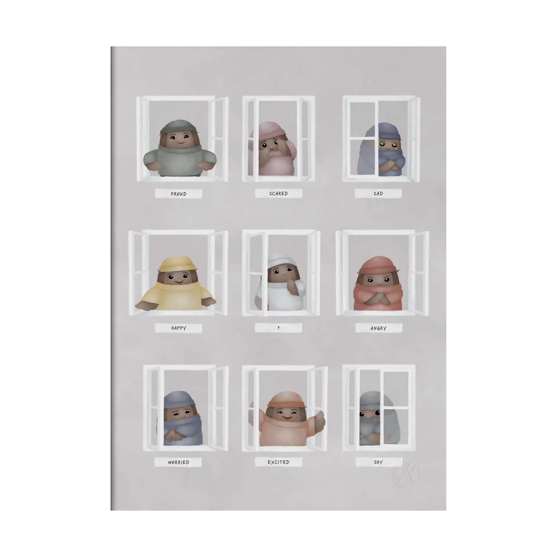 My feelings poster, 50x70 εκ. Kunskapstavlan®