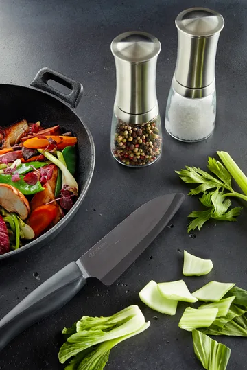 Kyocera κεραμικός μύλος μπαχαρικών με γυάλινο δοχείο - 21 cm - Kyocera