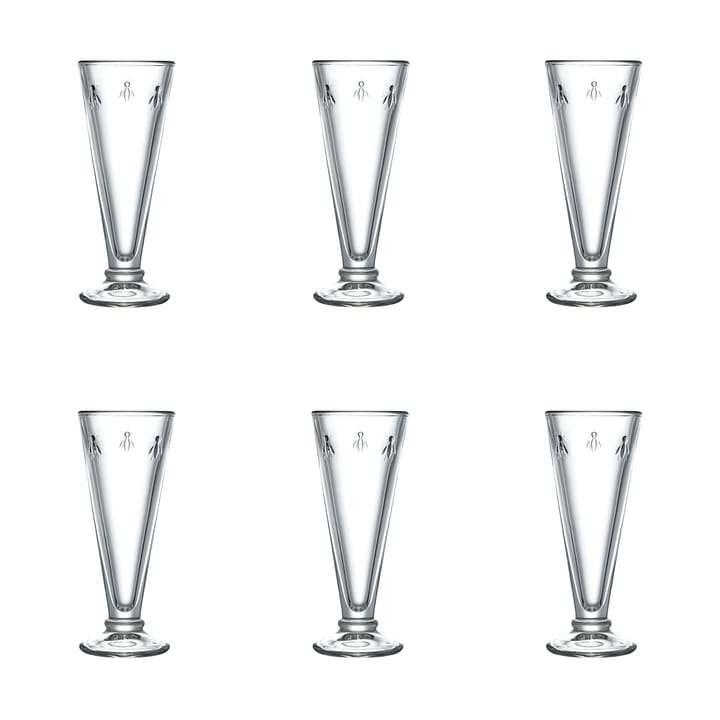 Ποτήρι σαμπάνιας Abeille 15 cl σε συσκευασία 6 τεμαχίων - Διαφανές - La Rochère