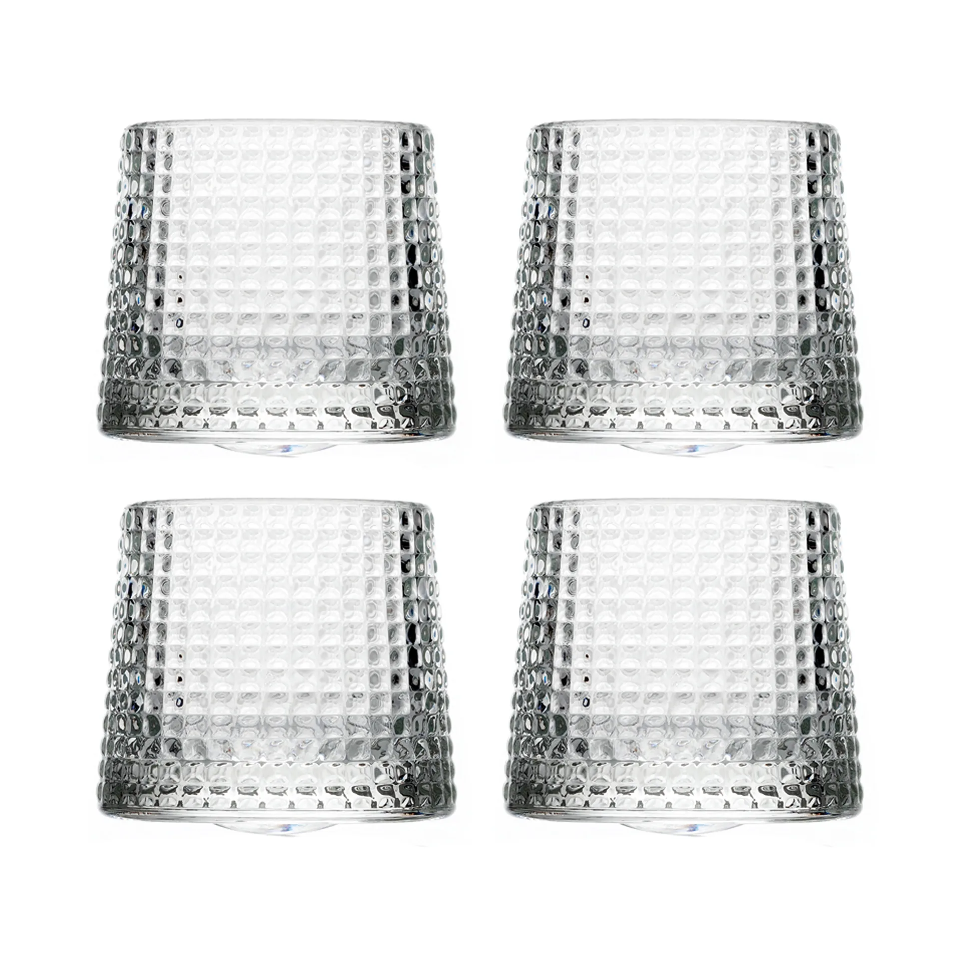 Ποτήρι ουίσκι Blossom 16 cl σε συσκευασία 4 τεμαχίων, Διαφανές La Rochère