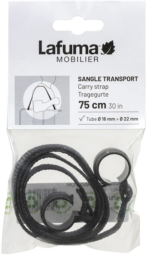 Lafuma ιμάντας μεταφοράς για καρέκλα, Black-noir Lafuma