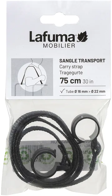 Lafuma ιμάντας μεταφοράς για καρέκλα - Black-noir - Lafuma
