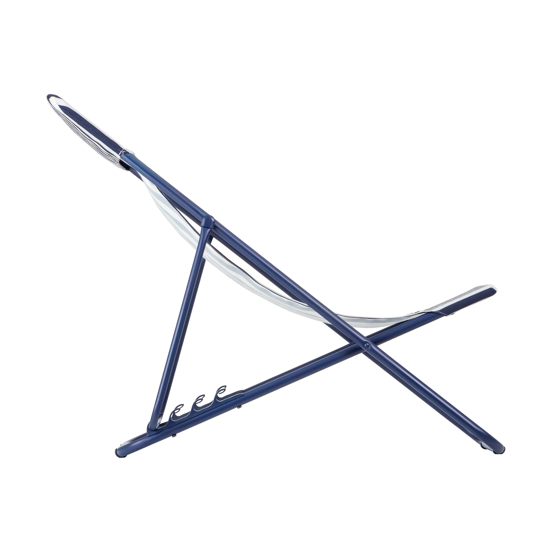 Maxi Transat Colorblock ξαπλώστρα, Rayure Indigo (μπλε) Lafuma