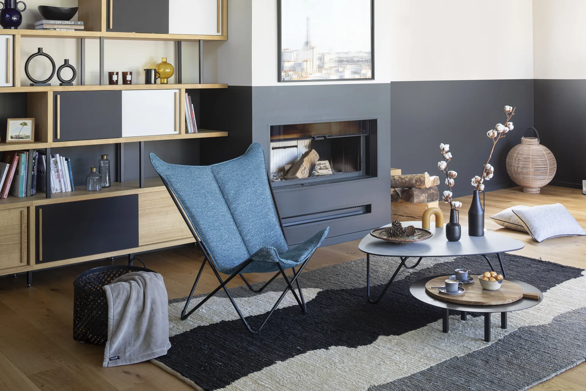 Ξαπλώστρα Sphinx, Sunbrella Cobalt Lafuma