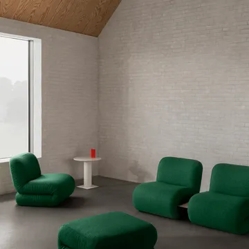 BAU υποπόδιο - Divina melange-σκούρο πράσινο - Lammhults