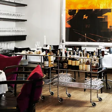 Cargo τρόλεϊ σερβιρίσματος - Ματ γυαλί-χρώμιο - Lammhults