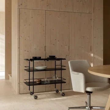 Cargo Support καρότσι σερβιρίσματος  - Μάυρο - Lammhults