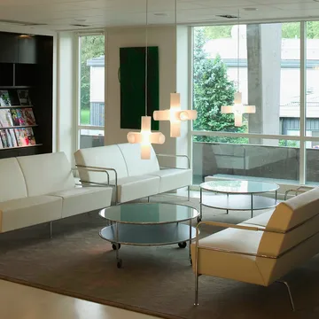 Chicago III τραπεζάκι σαλονιού - Μάυρο λαμινέ-χρώμιο - Lammhults