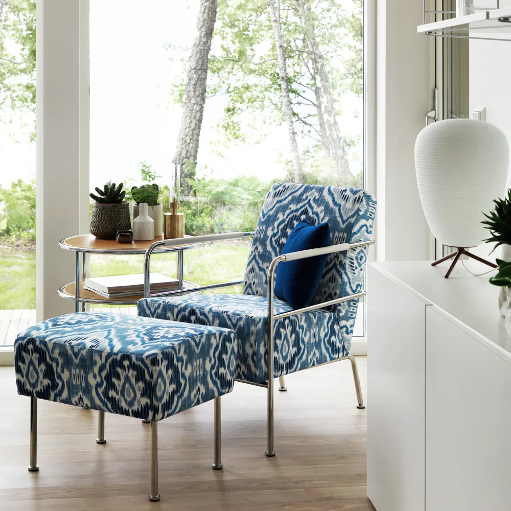 Cinema πολυθρόνα, Elmo Nordic μάυρο-χρώμιο Lammhults