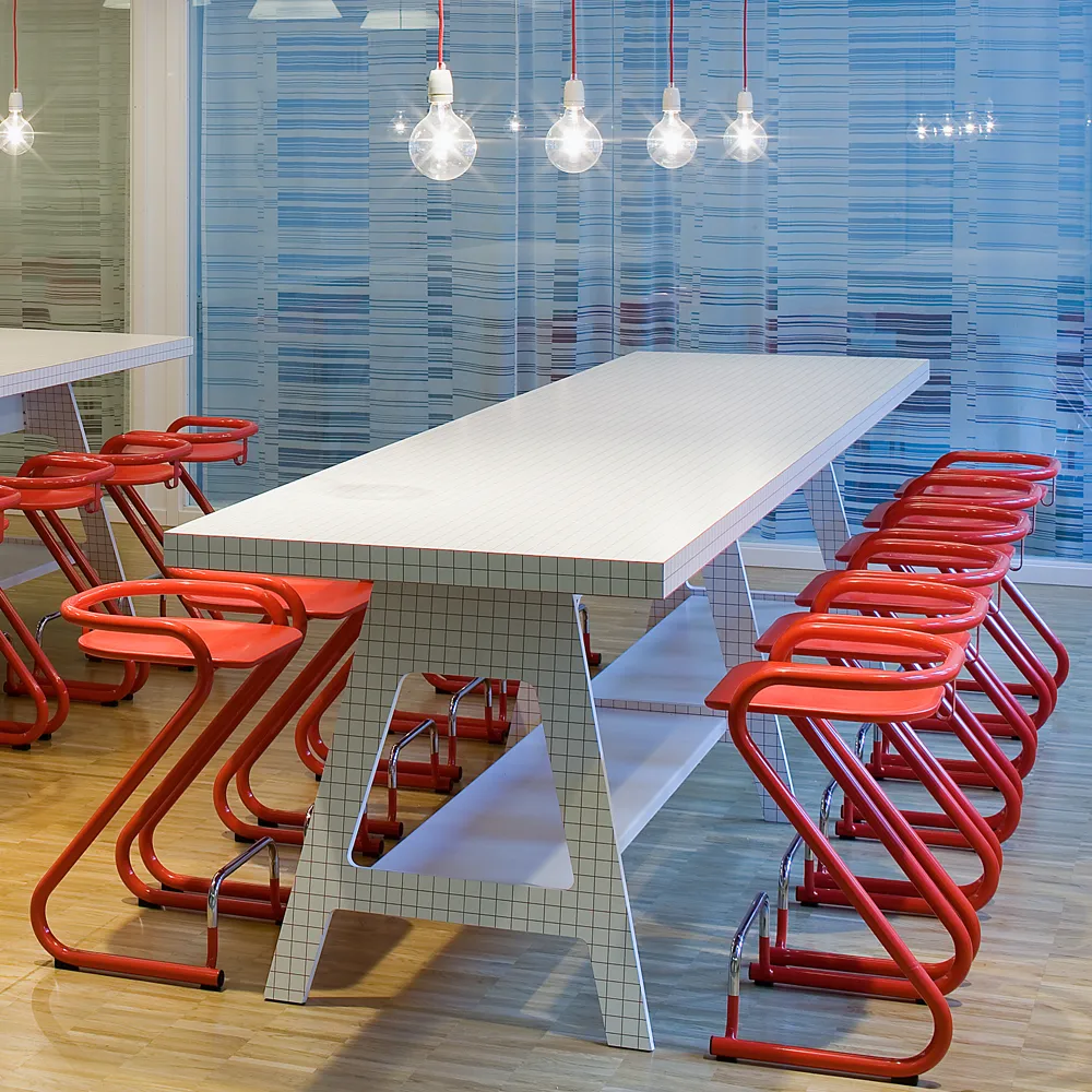 S70-3 σκαμπό μπαρ, Λευκό-Λευκό Lammhults