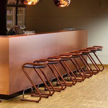 S70-3 σκαμπό μπαρ - Λευκό-Λευκό - Lammhults