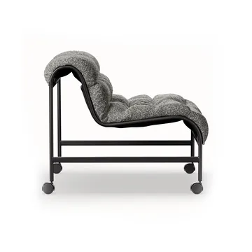 Sunny πολυθρόνα με μπράτσα - Zero Μαύρο-ματ μαύρη βάση μ. ρόδες - Lammhults