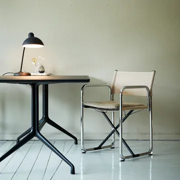 X75-2 πολυθρόνα - Φυσικό λινό-χρώμιο - Lammhults