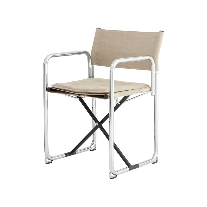 X75-2 πολυθρόνα - Φυσικό λινό-χρώμιο - Lammhults