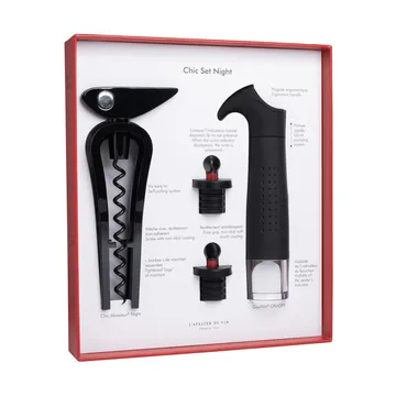 Chic set night σετ αξεσουάρ κρασιού - 4 τεμάχια - L'Atelier du Vin