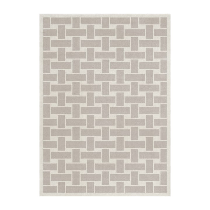 60S Geo Basket Weave μάλλινο χαλί - Oatmeal-180x270 cm - Layered