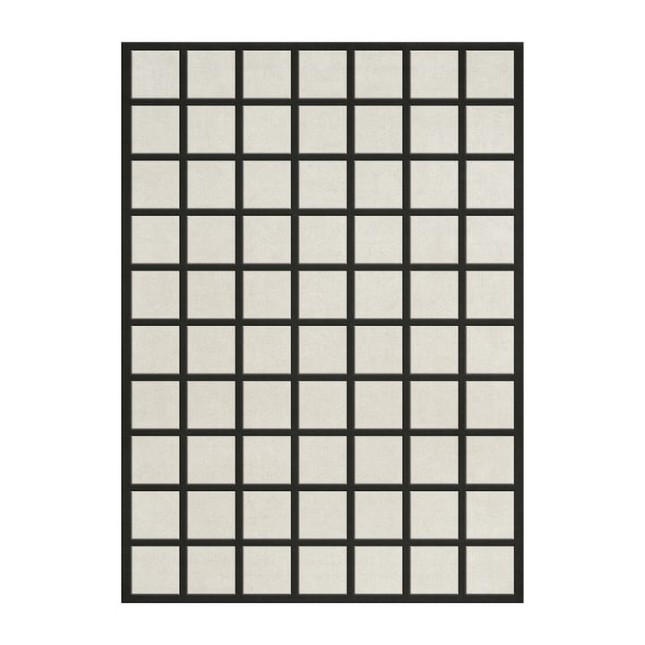 Μάλλινο χαλί Avenue Checked, Bone White-250x350 cm Layered