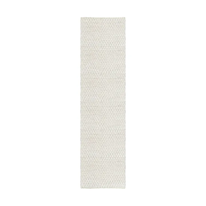 Barley χειροποίητο χαλί από γιούτα - Bone white, 75x240 εκ. - Layered