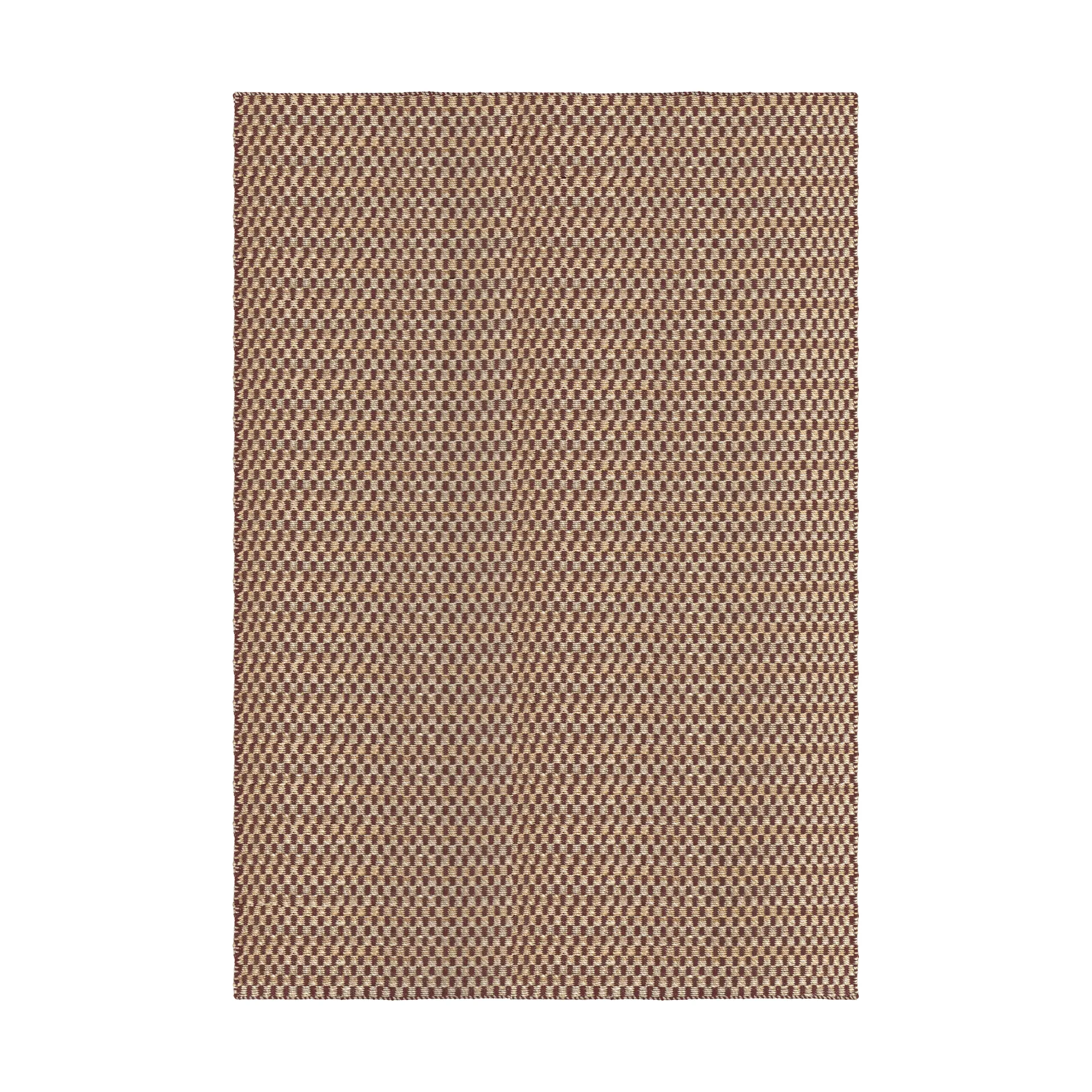 Barley χειροποίητο χαλί από γιούτα, Burgundy, 140x200 εκ. Layered