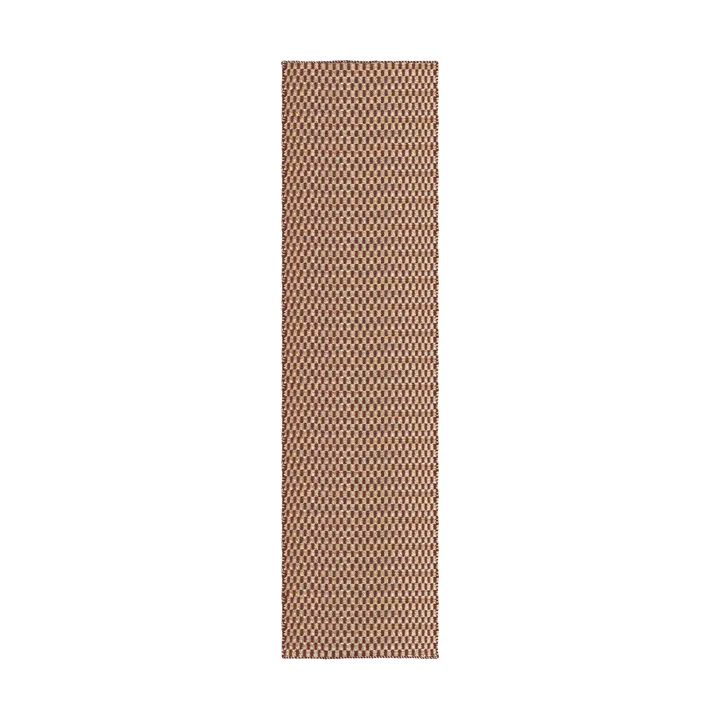 Barley χειροποίητο χαλί από γιούτα - Burgundy, 75x240 εκ. - Layered