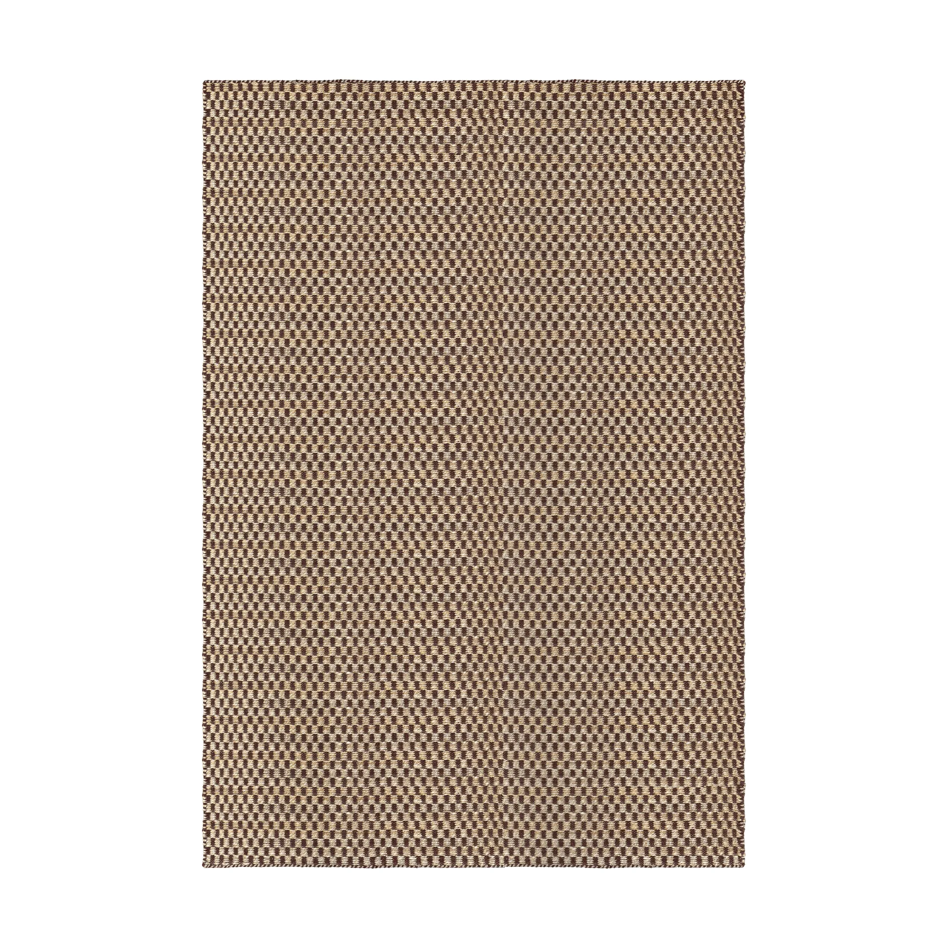 Barley χειροποίητο χαλί από γιούτα, Chestnut, 140x200 εκ. Layered