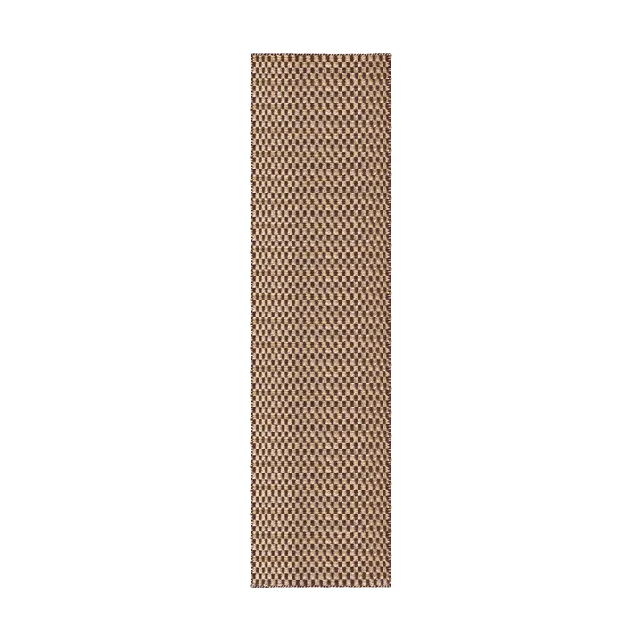 Barley χειροποίητο χαλί από γιούτα - Chestnut, 75x240 εκ. - Layered